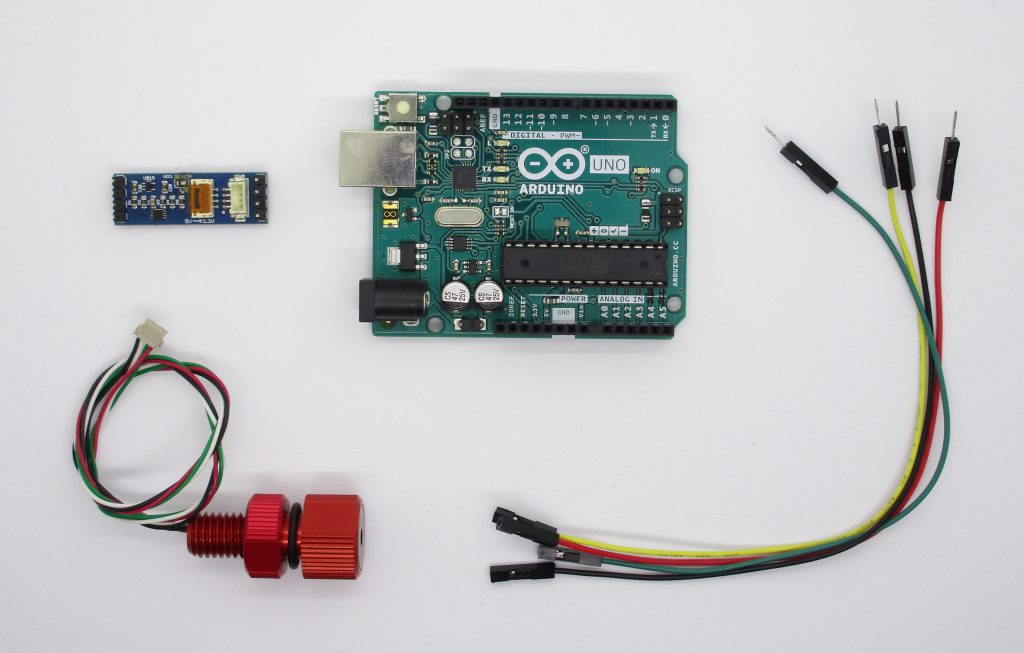 All of the components used in this guide.