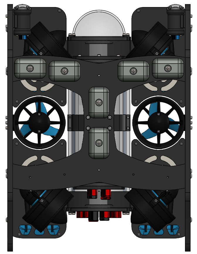 BlueROV2 with 2 Lumen Lights